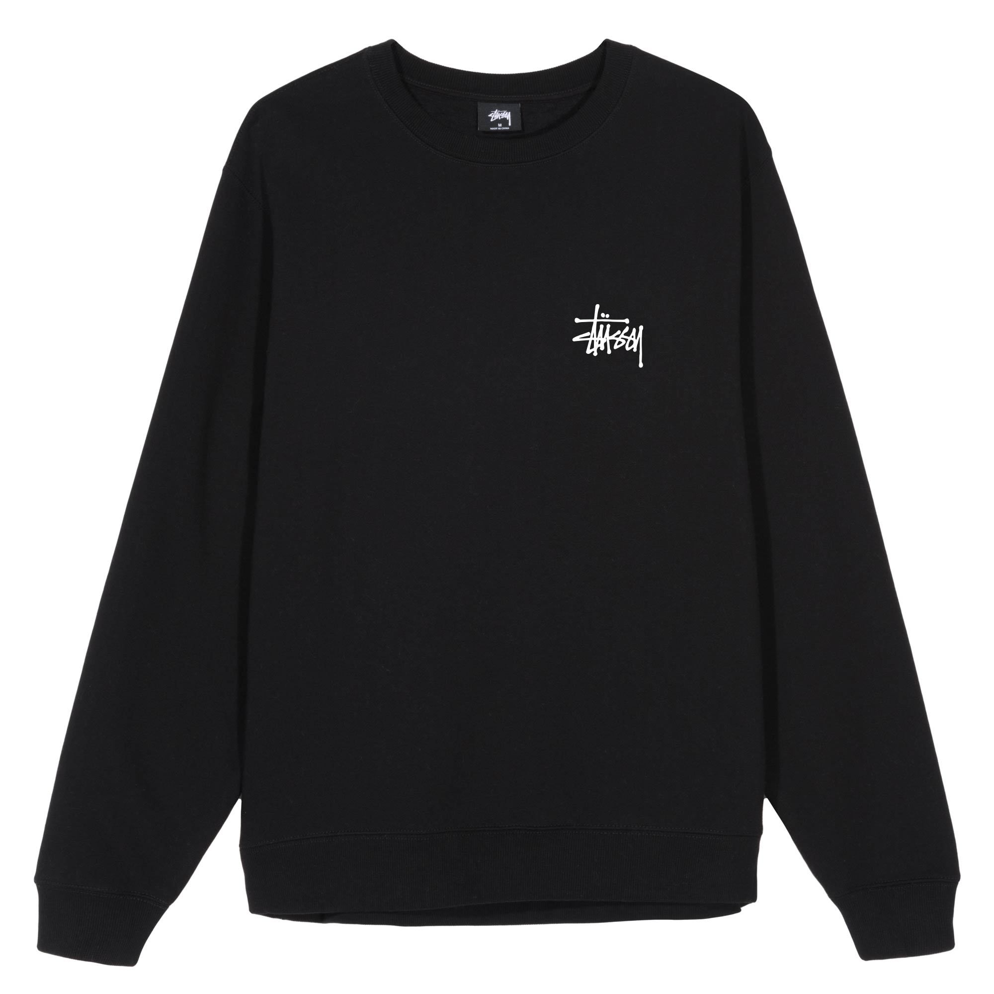 ステューシー STUSSY BASIC STUSSY CREW 1914762 裏起毛 スウェット トレーナー 並行輸入品