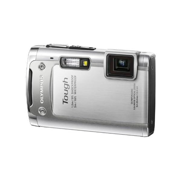 【中古】OLYMPUS 防水デジタルカメラ TOUGH TG-615 シルバー 5m防水 1.5m対落下衝撃 -10度耐低温 1400万画素 3Dフォト機能 Eye-Fiカード対応 TG-615 SL