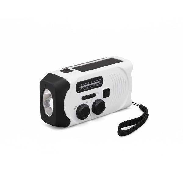 JTL-29 ホワイト [手回し充電ラジオライト] メーカー直送