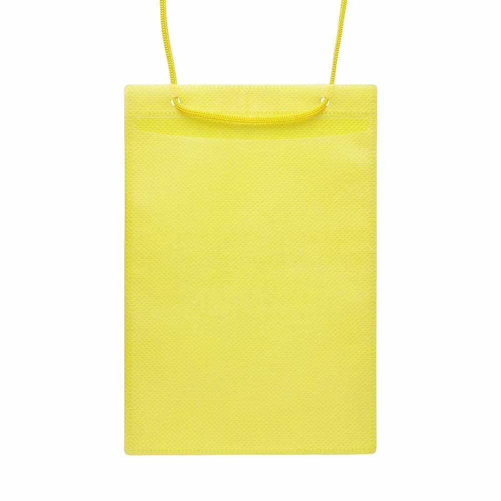 （まとめ買い）カラーイベント吊下げ名札 ハガキ用 50枚入 黄 VN-8539-Y [x3]