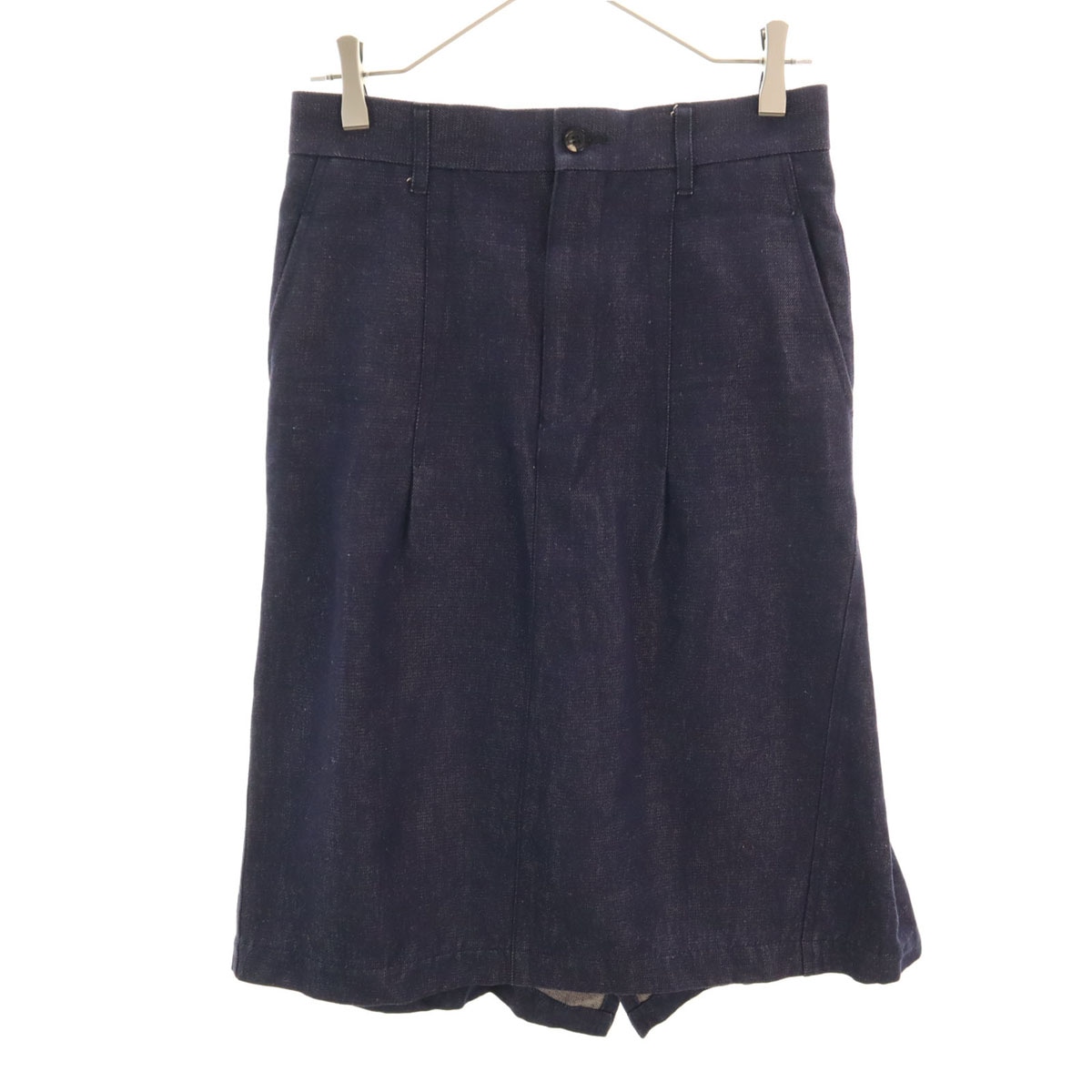 JUNYA WATANABE COMME des GARCONS ジュンヤワタナベ コムデギャルソン 2009年 日本製 ミモレ丈 デニムスカート XS インディゴ レディース 古着