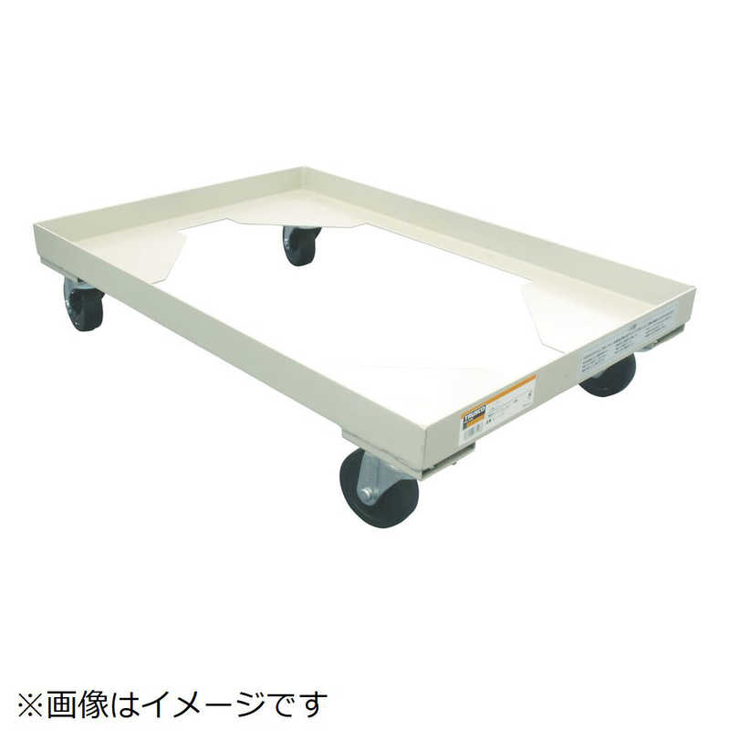 トラスコ中山　箱台車 内寸500X400 ゴム車　B2BG