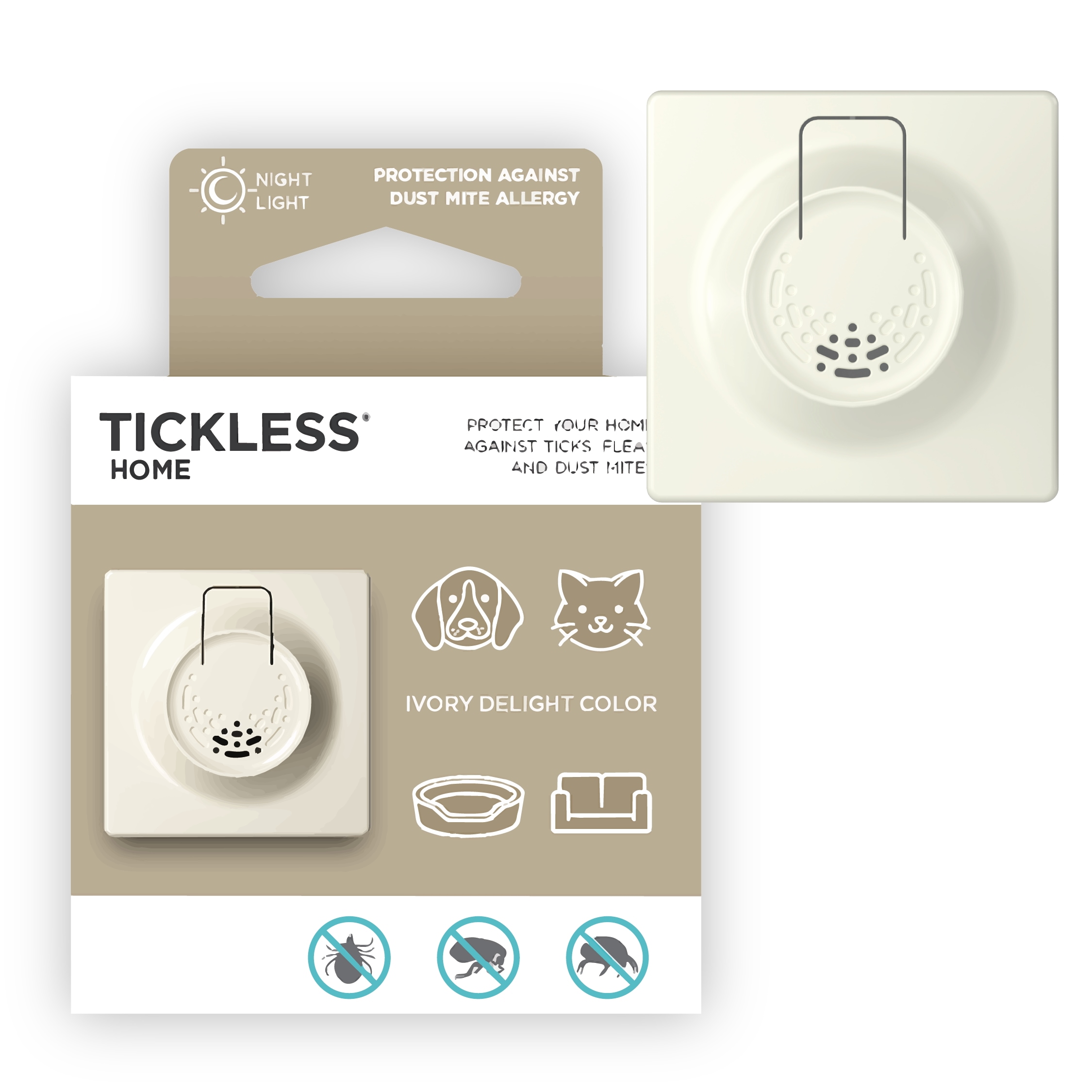 【公式】【TICKLESS HOME (チックレス) 】 ダニ ノミ 犬用 猫用 人用 薬を使わない ペットに人にやさしい お家で コンセントプラグ式 おさんぽ おでかけ 超音波