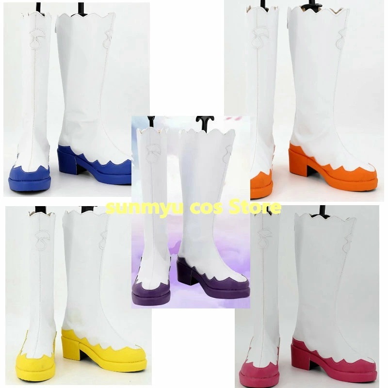 おジャ魔女どれみドッカーン 春風どれみ 藤原はづき 妹尾あいこ　瀬川おんぷ 飛鳥ももこ　ブーツ　オーダーサイズ　 コスプレ靴