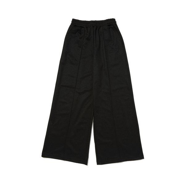 ワイドカットトラックパンツ(W) - ブラック REPA3FN61BK