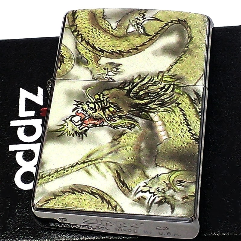 ZIPPO ライター 龍神 ジッポ 和柄 かっこいい 龍 おしゃれ ドラゴン 渋い 竜 メンズ ギフト プレゼント