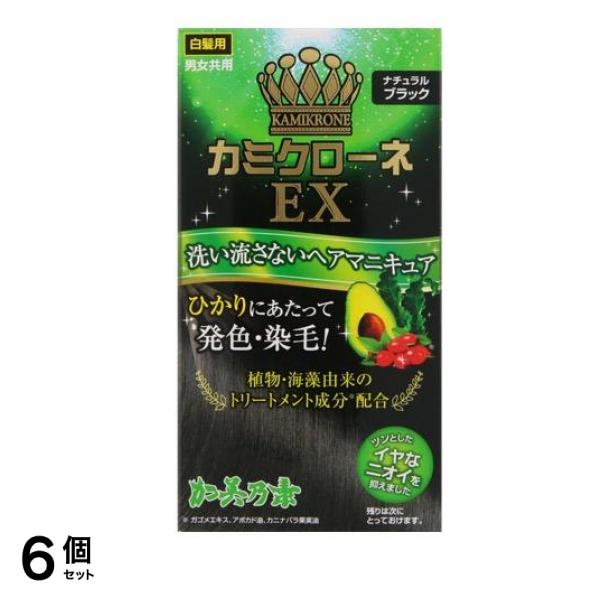 カミクローネEX ナチュラルブラック 80mL 6個セット