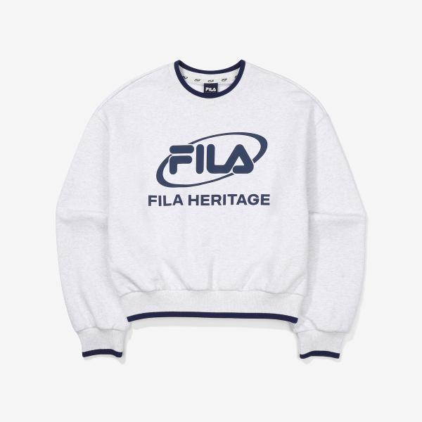 FILA ビッグロゴ コットン混合 トレーナー