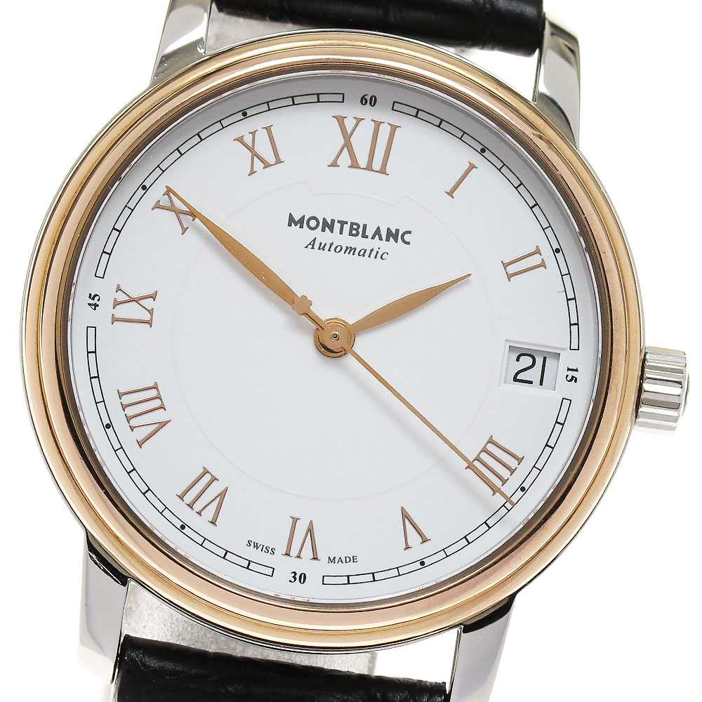 モンブラン MONTBLANC 114368 トラディション デイト 自動巻き レディース 良品 _845820【中古】