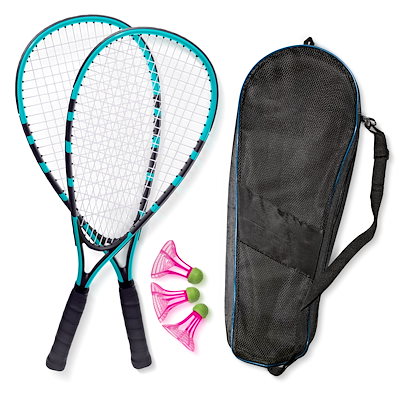 他サイト： 【2025年版】NEISER アウトドアバドミントンセット [ラケット2本＋防風シャトル3個＋収納ケース] 屋外でもラリーが続く 初心者向け軽量設計 国内正規品 (スカイブルー)の商品画像