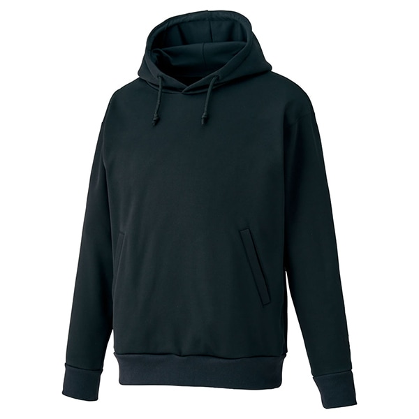 ゼット 野球ウエア HEAT-Z 裏起毛スウェットパーカー ブラック M BOS311 1900