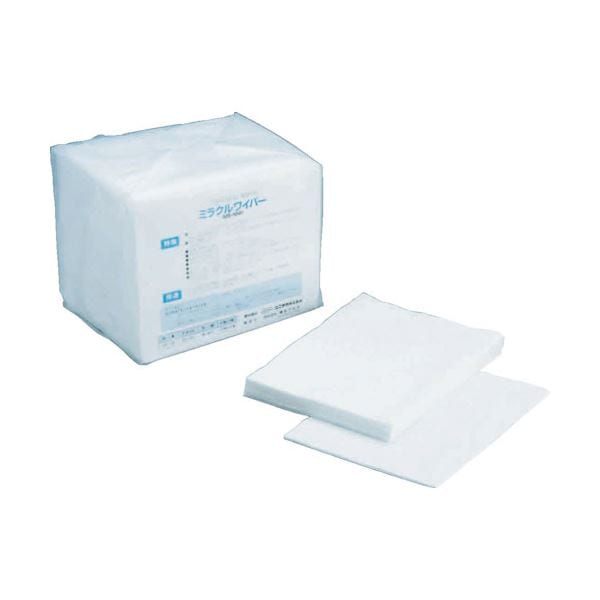 橋本クロス 橋本 ミラクルワイパー4ツ折 中厚手 300400mm 100枚/箱 US100 1ケース（6箱）