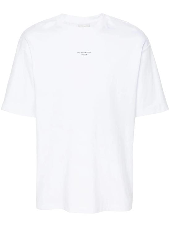 DROLE DE MONSIEUR Men T-Shirts PERMTS202CO002 OPW Bianco