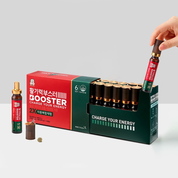 紅参元気ブースター(液状20ml+錠剤400mg) x14本入 5,237円