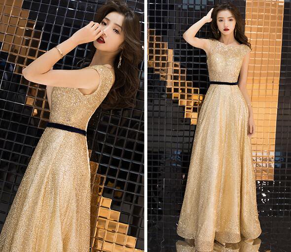 「大人気 春新作 Aラインドレス」ロングドレス 演奏会ドレス パーティードレス ウェディングドレス