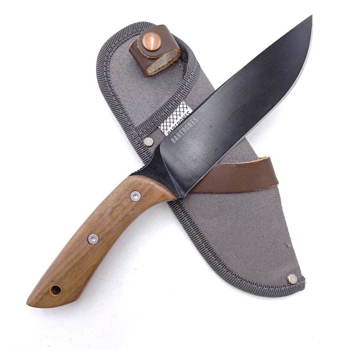 【中古】BAREBONES ベアボーンズ No.6 フィールドナイフ ケース付き アウトドアナイフ