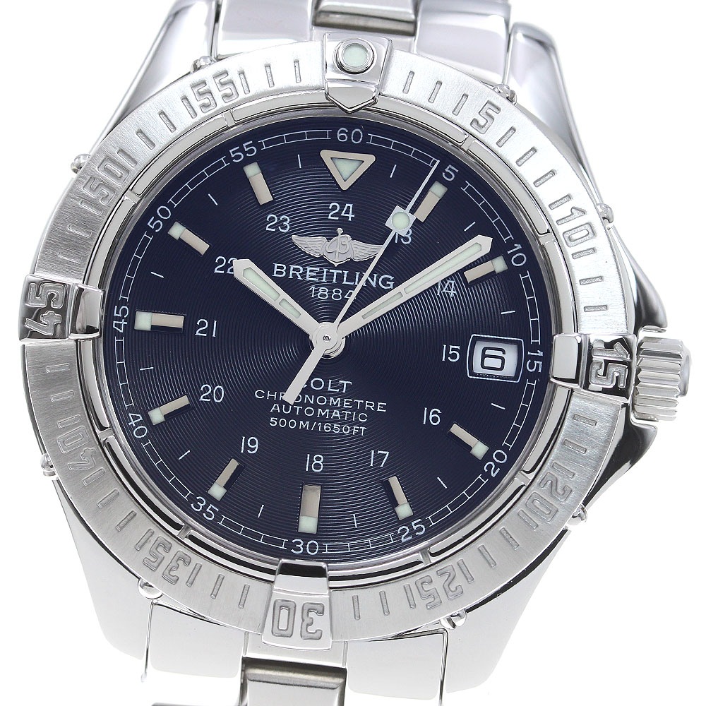 ブライトリング BREITLING A17350 コルトオーシャン デイト 自動巻き メンズ 美品 _838505【中古】 140,450円
