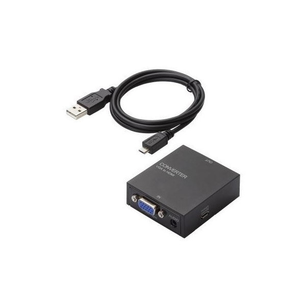 AD-HDCV03 アップスキャンコンバーター 3.5φ VGA-HDMI HDMI1.3 メーカー直送
