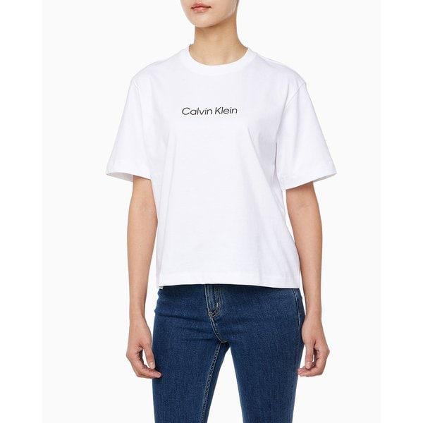 女性リラックスフィット スタンダードロゴ クルーネック 半袖Tシャツ(47A220G) 7,729円