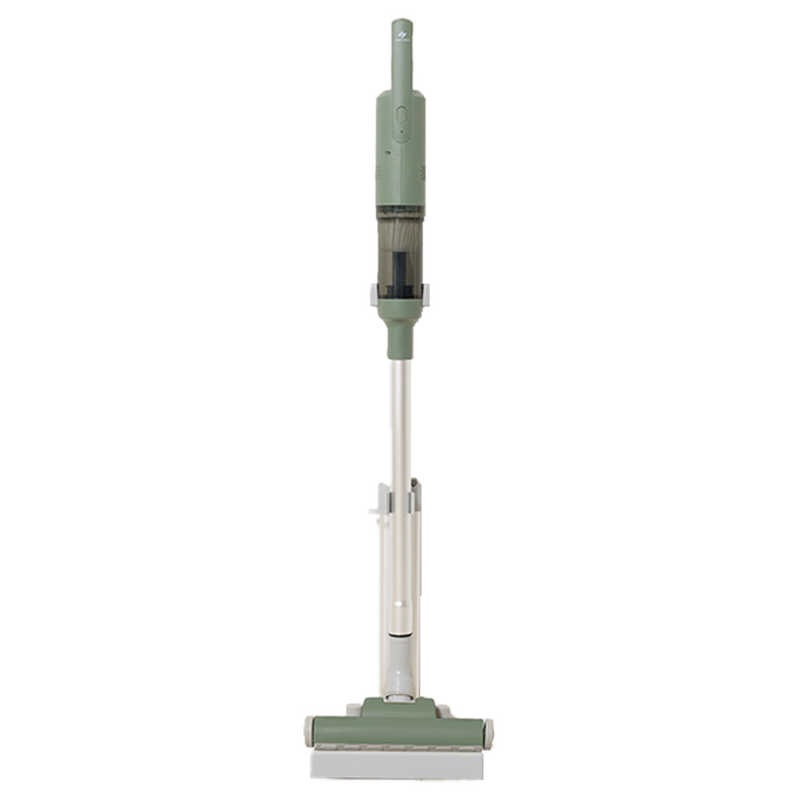 三洋テック　スティッククリーナー 紙パックレス式 コードレス グレーグリーン　WTA01-G