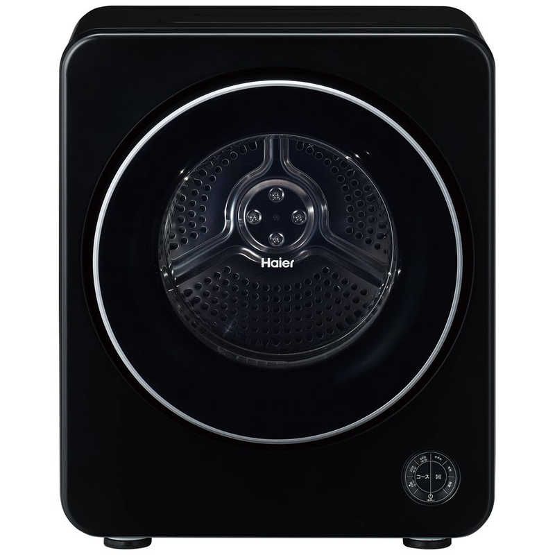ハイアール　衣類乾燥機 OKERU 乾燥容量4.0kg 電気式(50Hz/60Hz共用) ブラック　JZ-K40A-K（標準設置無料）