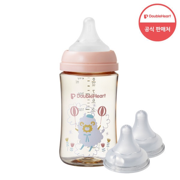 第3世代 240ml ディアフレンズ 哺乳瓶 1個(おしゃぶりM付)+おしゃぶり2個