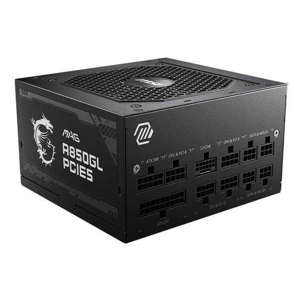 PC電源ユニット MSI MAG A850GL PCIE5 80PLUS GOLD PCIe5.0/ATX3.0ネイティブ対応 MAG A850GL PCIE5