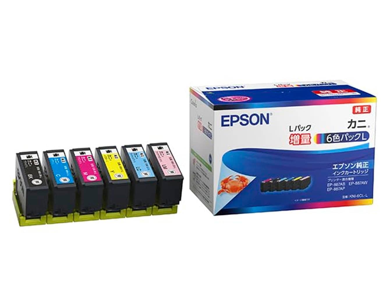 エプソン 純正 インクカートリッジ カニ KNI-6CL-L 6色パックL（増量）