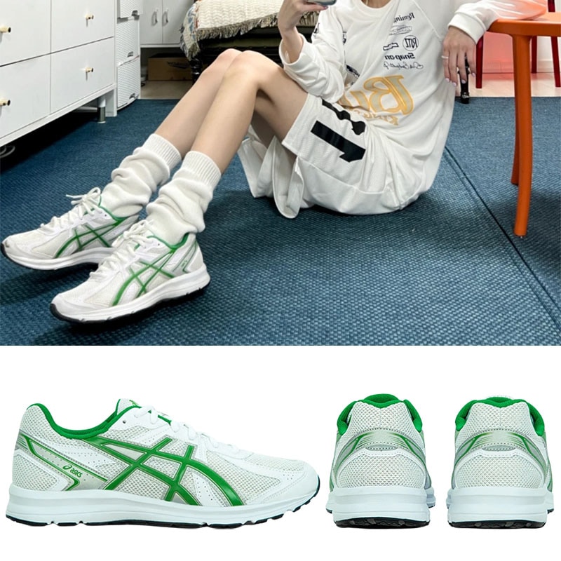 韓国の人気 / Jog 100 S White Green - 2E Wide / ユニセックス