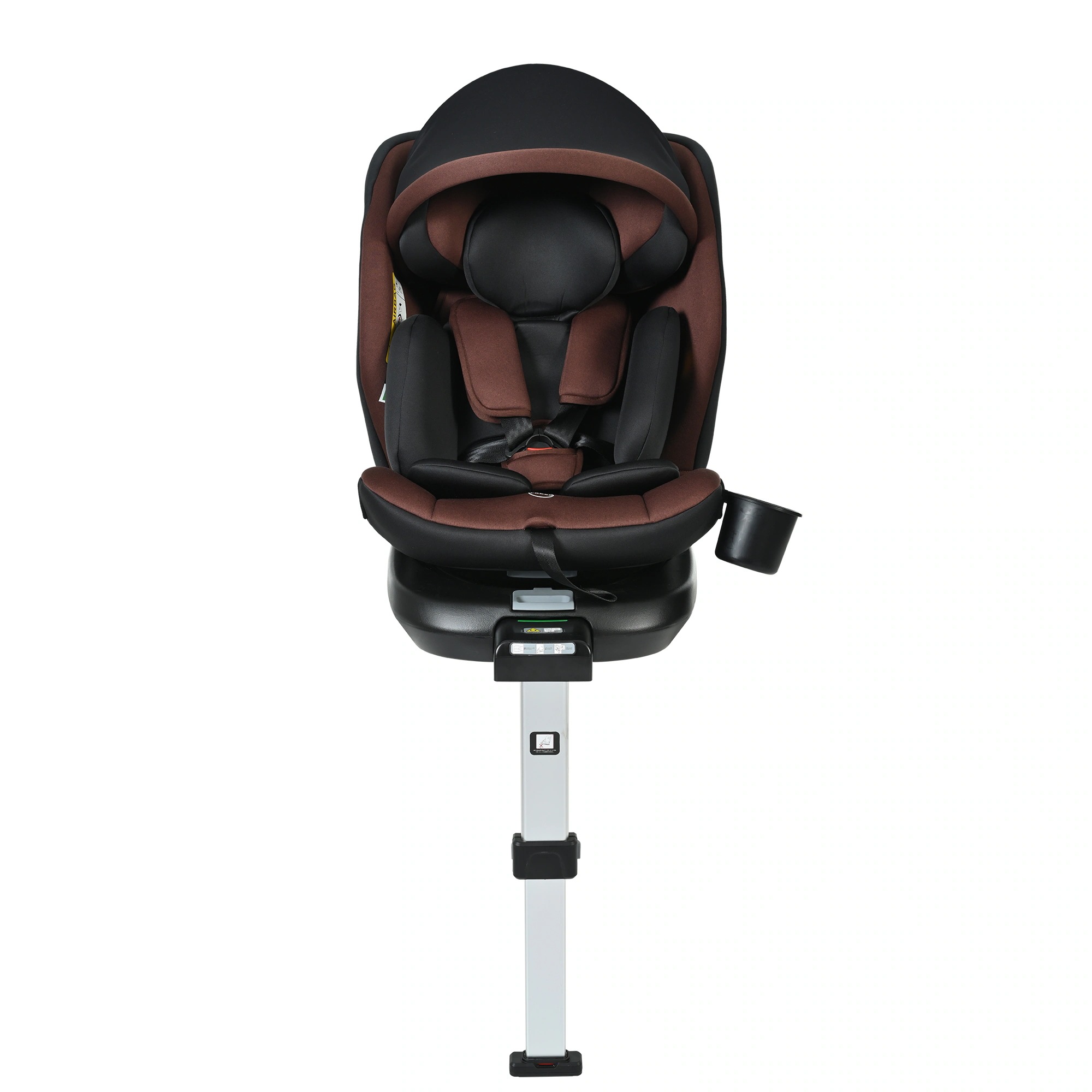 1819【サポートレッグ】チャイルドシート 新生児 ISOFIX 0歳～12歳 360度回転式 40～150cm ジュニアシート 調節可能 洗える キャノピー付き ベビーシート ドリンクホルダー付き