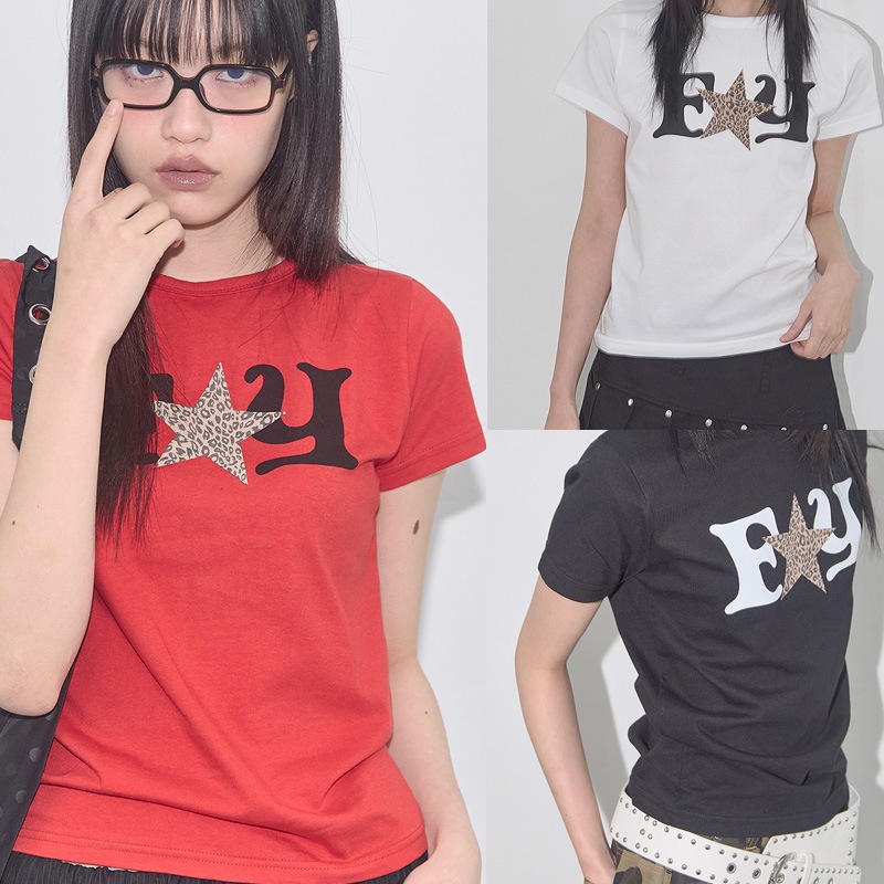 FY Leopard T-shirt / FYレオパードTシャツ / (BLACK) F25QB100 / (WHITE) F25QB100 / (RED) F25QB100