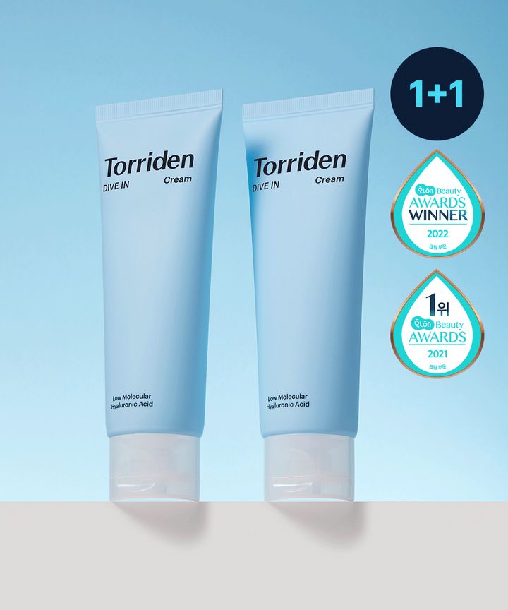 [SET] 토리든 ダイブイン 低分子 ヒアルロン酸 クリーム 80ml X 2個 +(ダイブイン スージングクリーム 2ml*10枚)