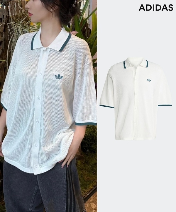 adidas x CLOT Bowling Shirt (Cream White) | END. Launches