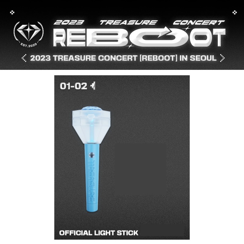 2023 TREASURE CONCERT [REBOOT] IN SEOUL MD+@-OFFICIAL LIGHT STICK 5,699円