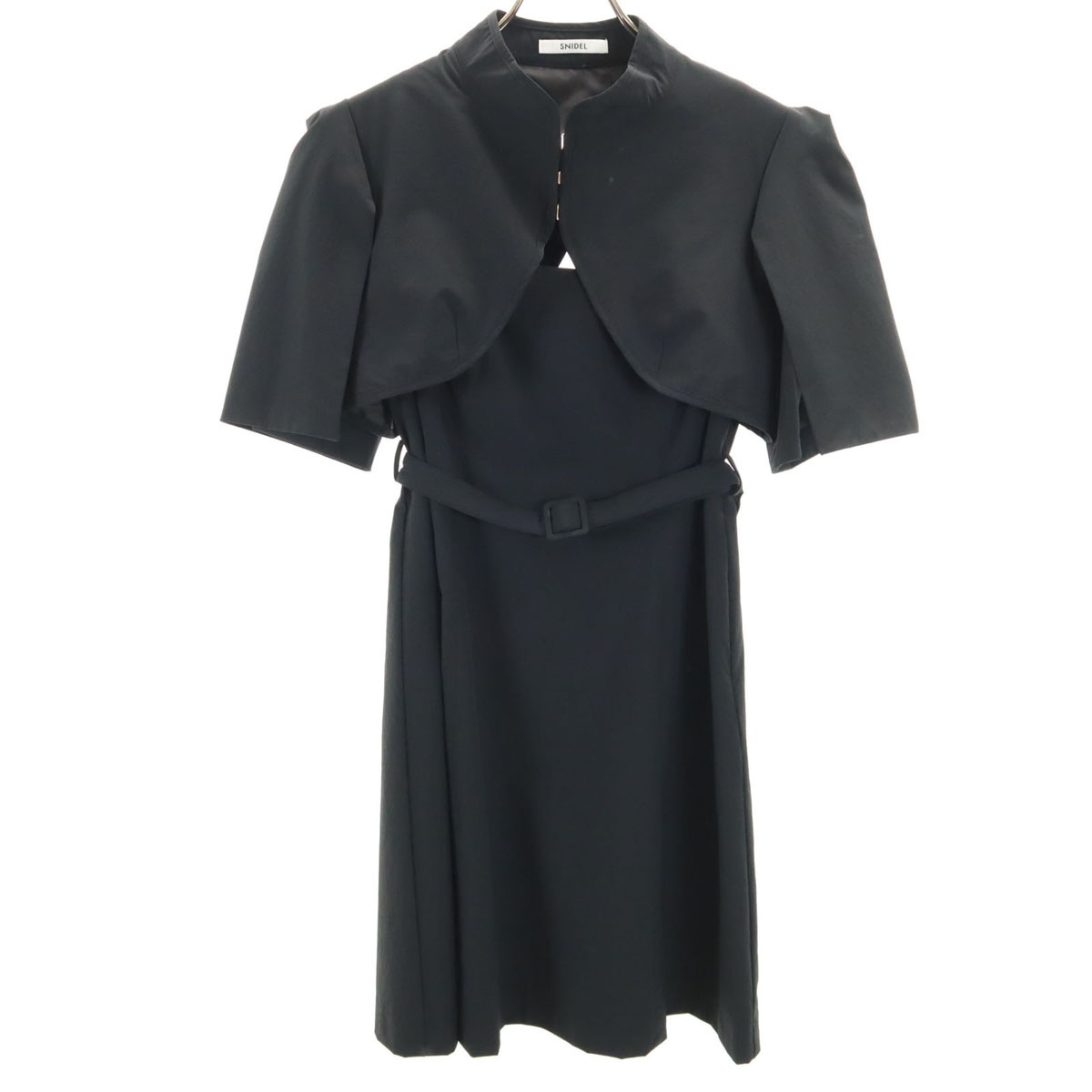 未使用 半袖 ワンピース 1 ブラック系 レディース 古着