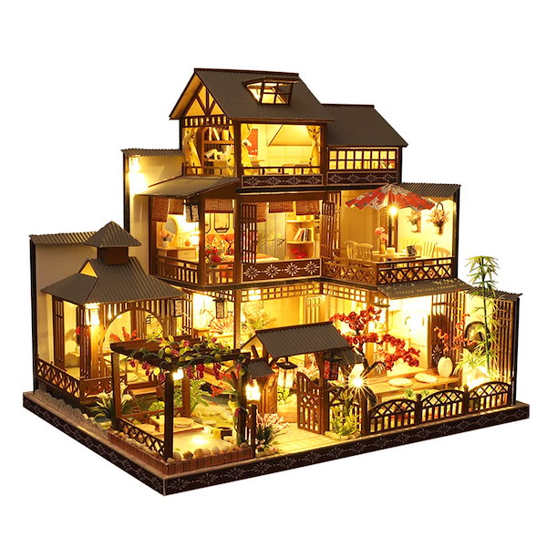 ゆうあ　ミニチュアハウス アッシュハウスAsh House キット キット ドールハウス 本体,1/12