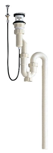 SANEI 洗髪排水栓付Sトラップ ポップアップ用 オーバーフロー パイプ径32mm H772-38