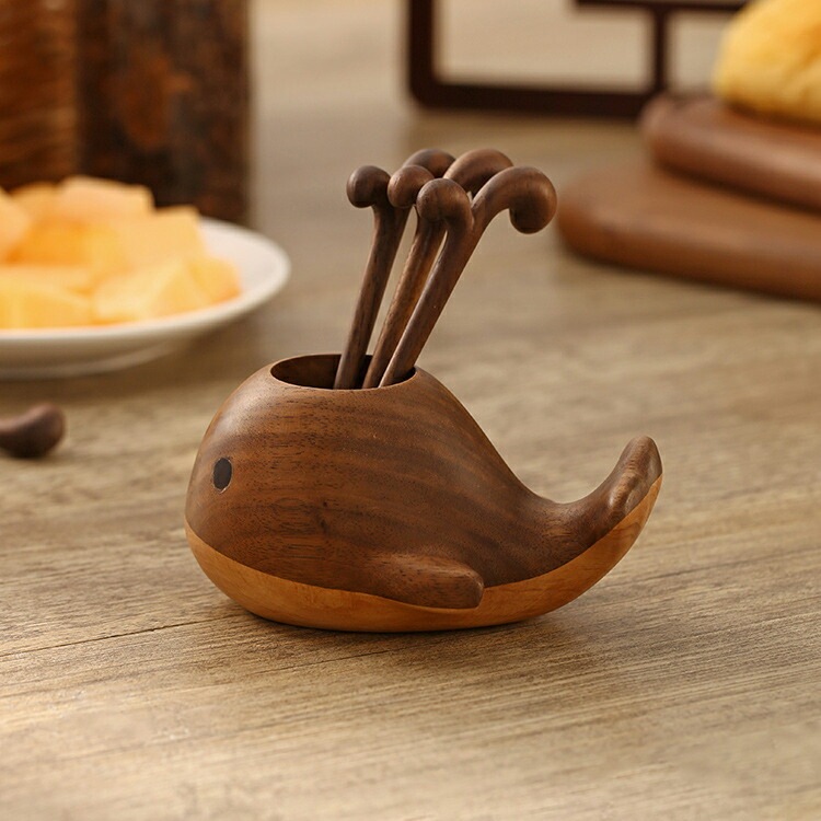 ピンチョス オードブルピン カクテルピン ピック 爪楊枝 木製 くじら型クジラ型 おもてなし カトラリー フルーツピン フルーツピック ピンチョススタ 6,528円