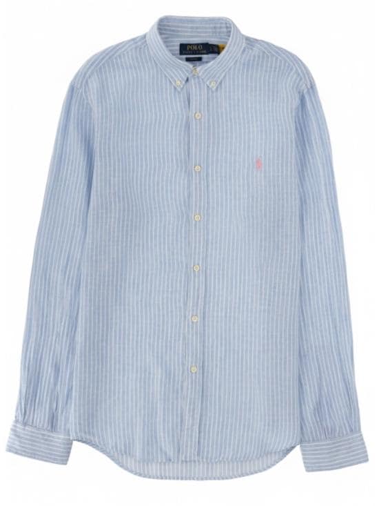 POLO RALPH LAUREN Men Shirts 710B15647 0037188BBLUEWHITE Blue