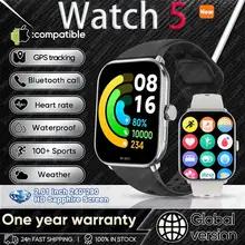 オリジナル腕時計 5 グローバルバージョン男性 GPS 追跡 Bluetooth 通話心拍数防水スポーツフィットネススマートウォッチ女性 2025 新しい