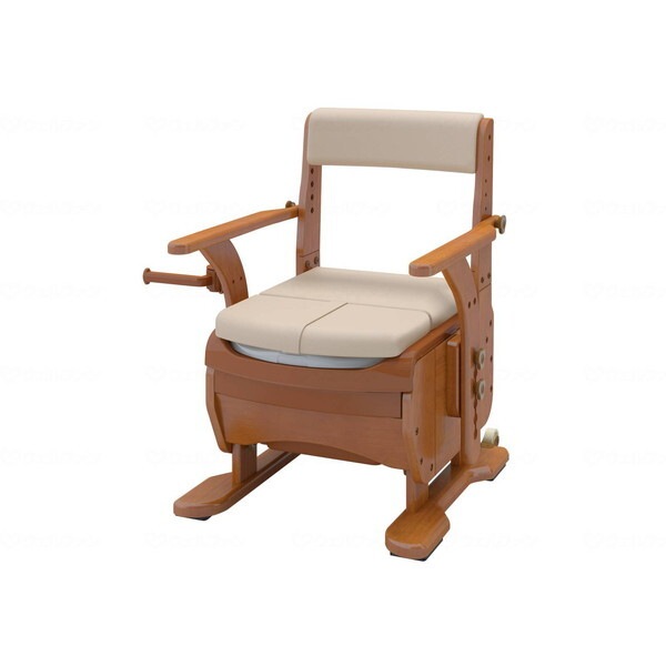 アロン化成 家具調トイレ セレクトR ひじかけノーマル 幅:ワイド ソフト 533857 メーカー直送