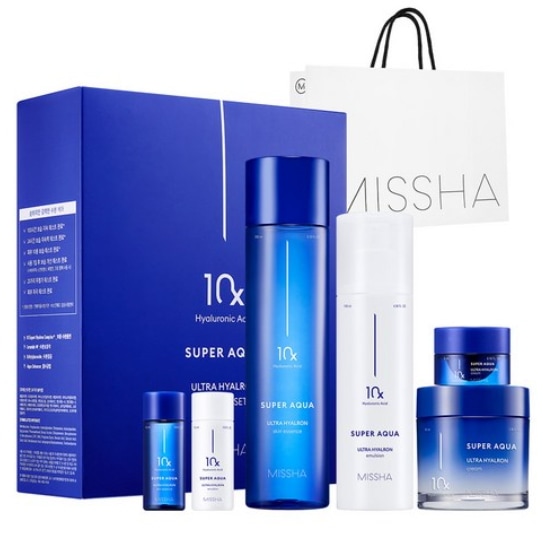 NEW スーパーアクアウルトラ ヒアロン スキンエッセンス 200ml + エマルジョン 130ml + クリーム 70ml企画セット, 1セット