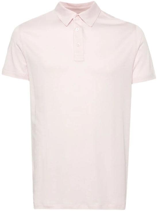 MAJESTIC FILATURES Men Polo Shirts S24M296 HPO089 017 PETALE