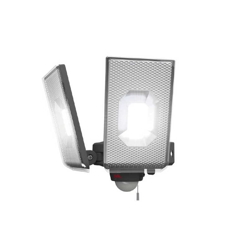 ムサシ　12.5W×2灯スライド型LEDセンサーライト ［コンセント式］　LEDAC2050