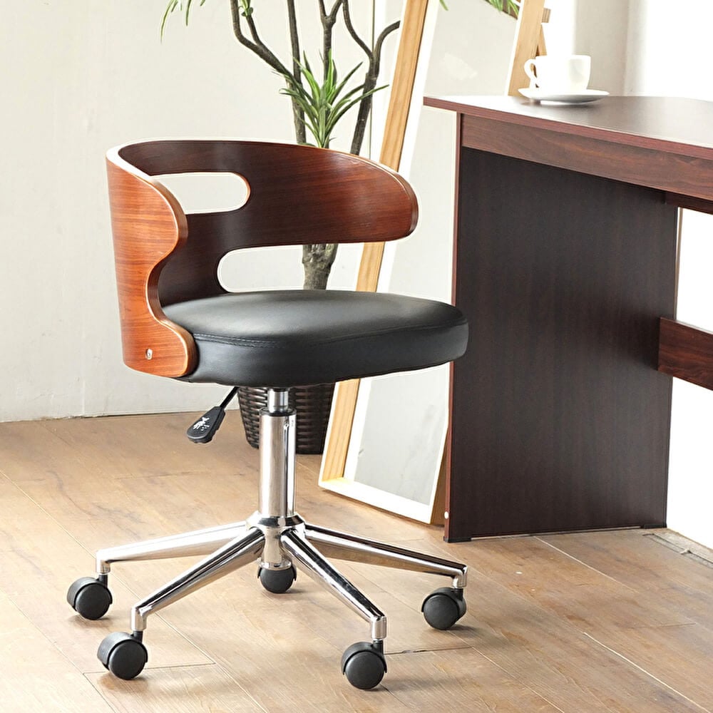 ウィルリミテッド 曲げ木オフィスチェア Attra アトラ WTG-148 ウォールナット WN モダンスタイル お洒落 オシャレ インテリア 椅子 いす