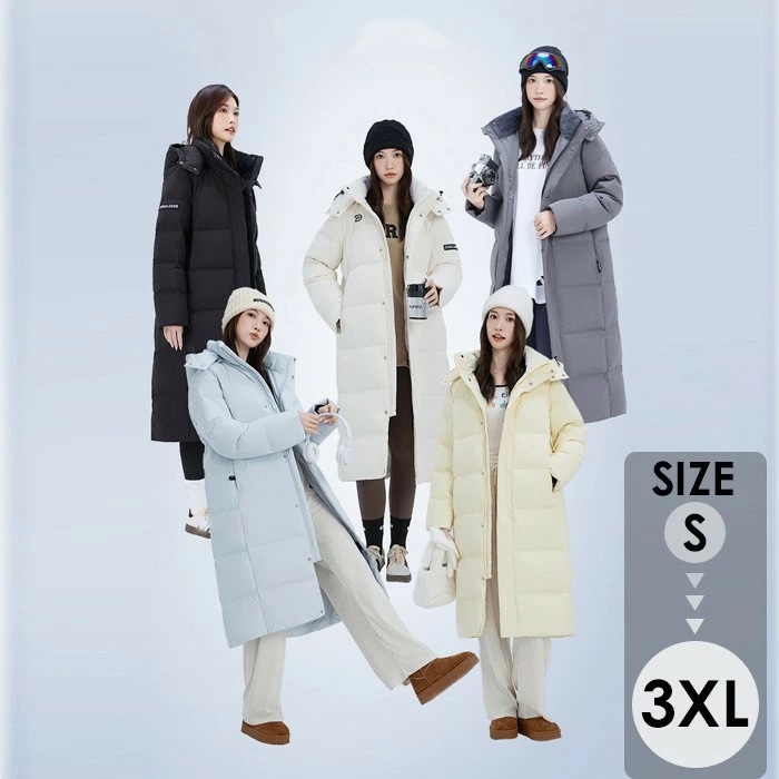 90%ダウン ダウンコート レディース ロング 人気 aライン おしゃれ 超ロング 冬 ベンチコート ダウンジャケット フード付き スタンドカラー 着痩せ 撥水 大きいサイズ 無地 厚手 防寒 ジップ