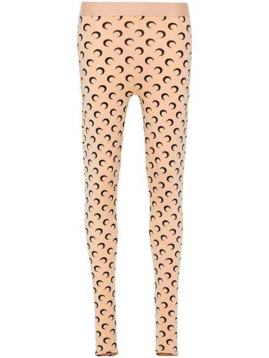 MARINE SERRE Women Leggings WPA111A CJER0001TA10 Beige