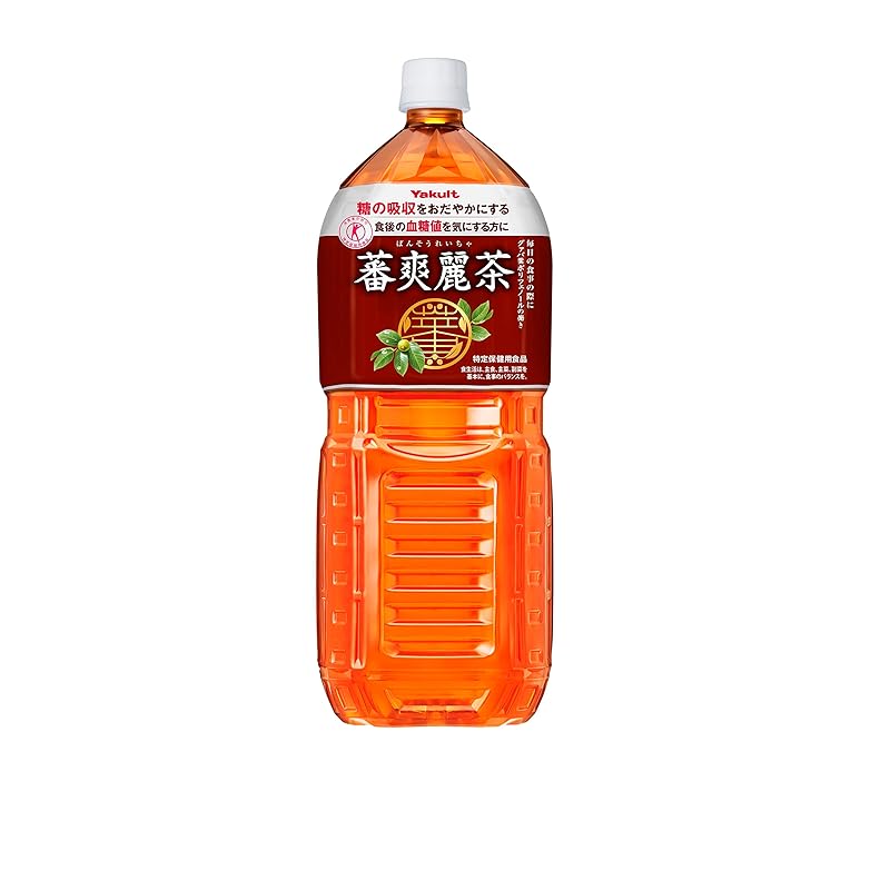 即納：[トクホ] ヤクルト 蕃爽麗茶 2L×6本