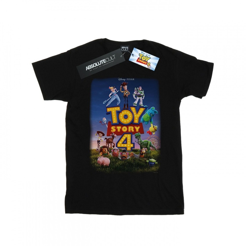 (英国より直送) Disney メンズトイストーリー 4 ポスターアート Tシャツ