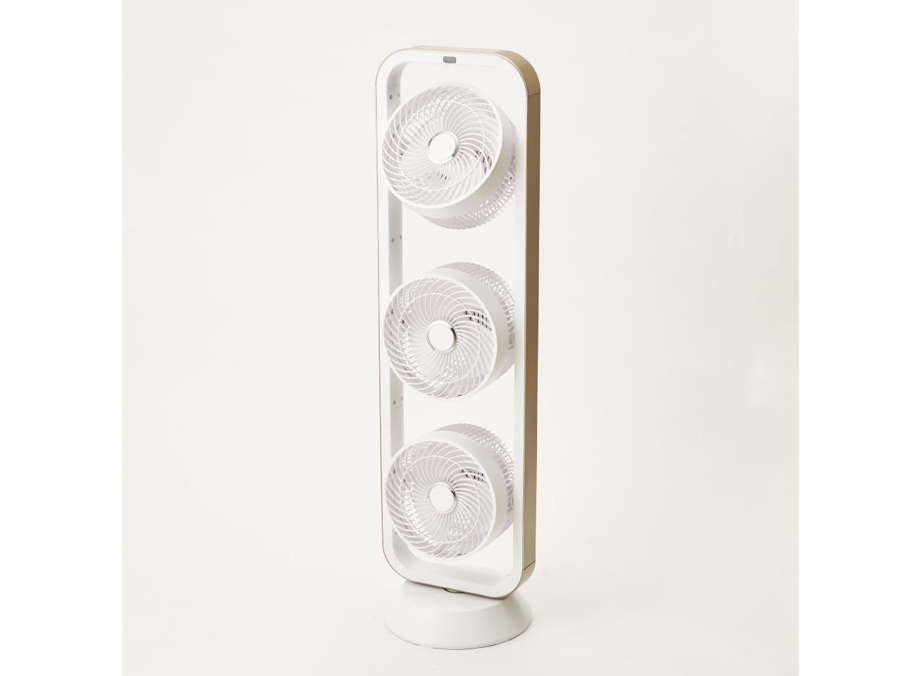 AL COLLE（アルコレ） マルチファン 扇風機 リビング扇風機 3段 サーキュレーター 縦型 タワーファン 静音 リモコン付 自動首振 おしゃれ 風量4段階 部屋干し 室内干し 換気 送風 角度調